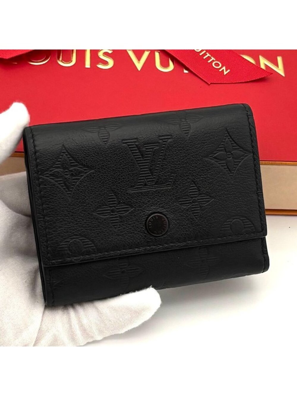 Louis Vuitton Wallet Monogram Shadow Victor Black